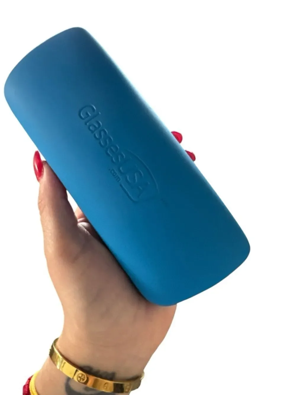 Eyeglasses case. Teal / aqua. Glasses USA NWOT